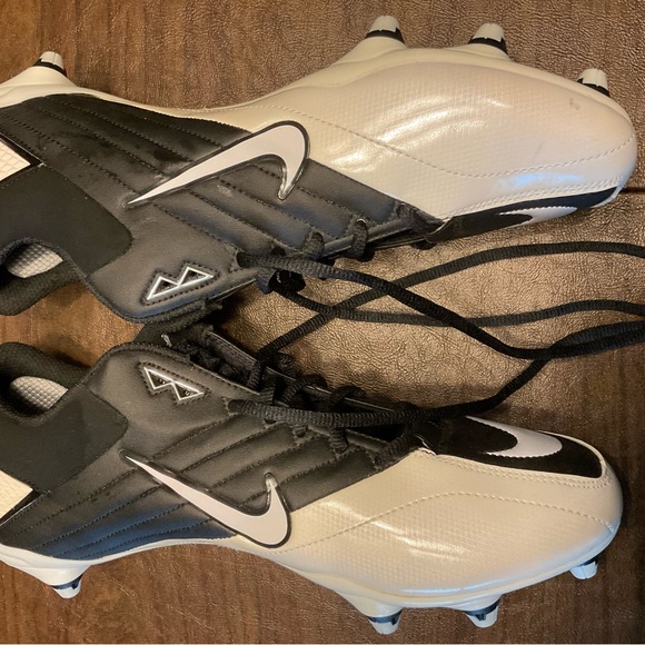 Nike Super Speed D Low Men's Size 12 Football Cleats Black/White Nike 396238-001 - Picture 4 of 13